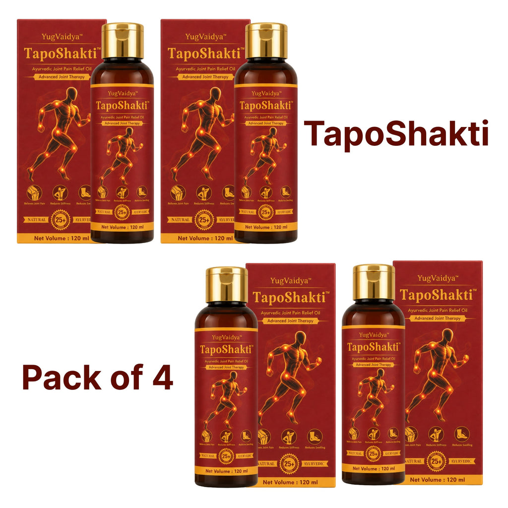 YugVaidya TapoShakti Oil - 2 Months Therapy (Pack of 4)